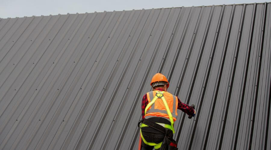 Professional metal roof installation services in Flomot, TX